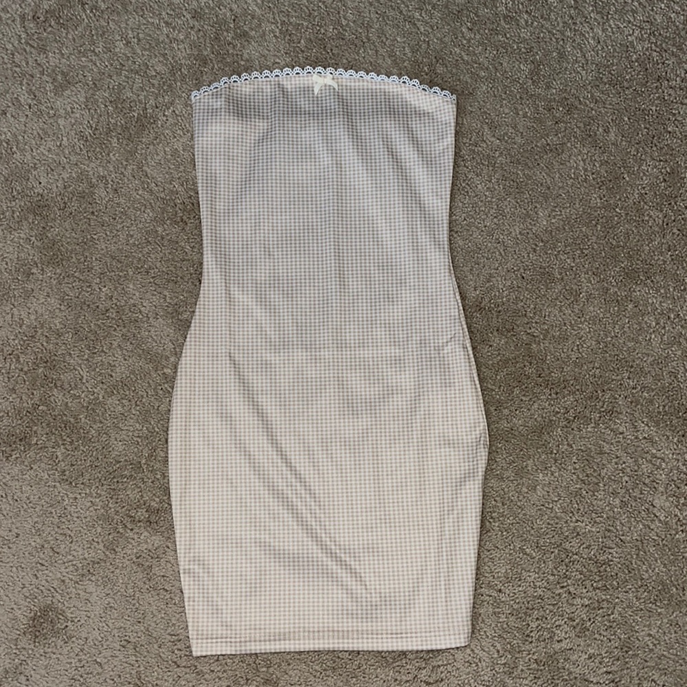 Do Myself Strapless Mini Dress